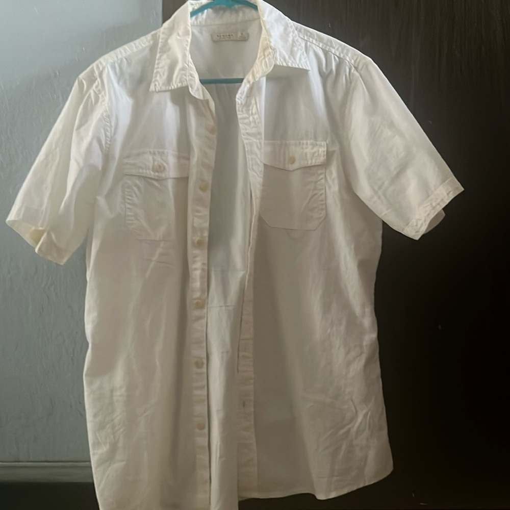 Sonoma button down shirt white